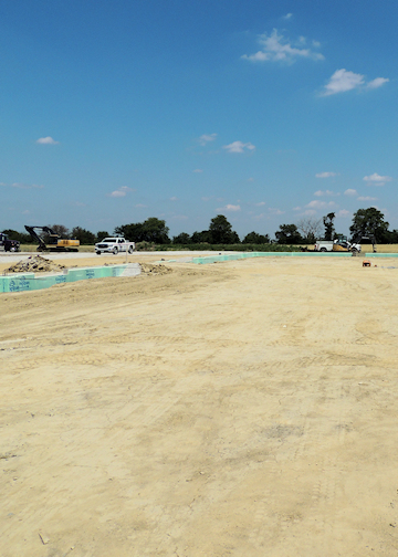 construction site for new building